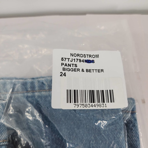 BLANKNYC Madison Ripped Crop Nonstretch Jeans Bigger & Better Sz 24 NWT - Picture 3 of 6